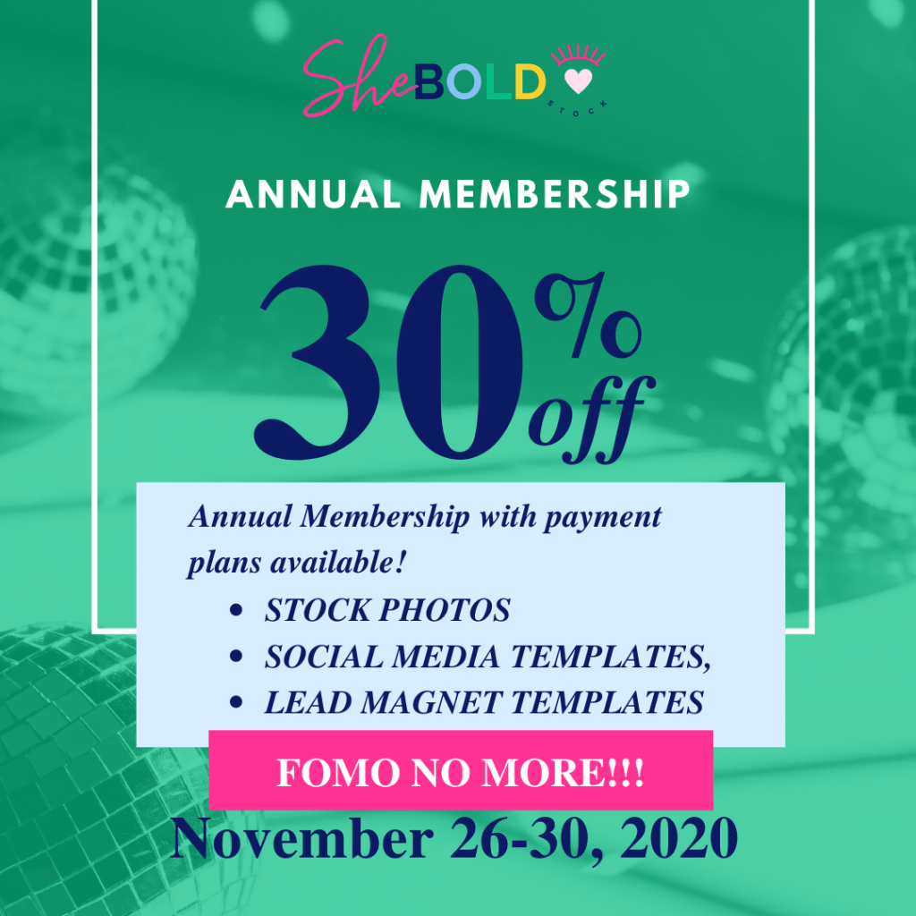 SheBold Annual Membership