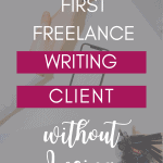 freelance writing client pin