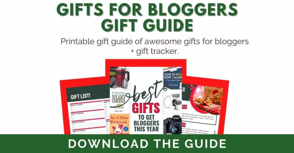 GIFTS FOR BLOGGERS GIFT GUIDE opt-in image