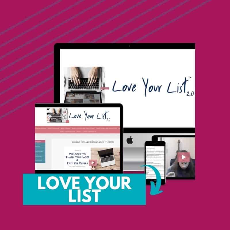 LOVE YOUR LIST affiliate
