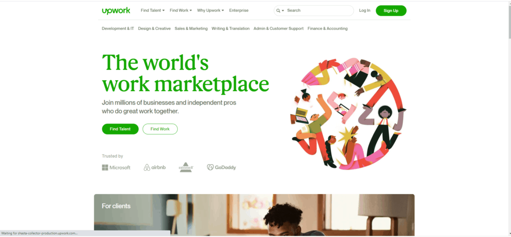 Upwork website