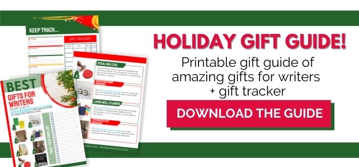 best gift for writers holiday opt-in