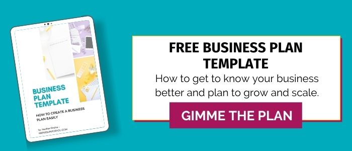 business plan template opt-in