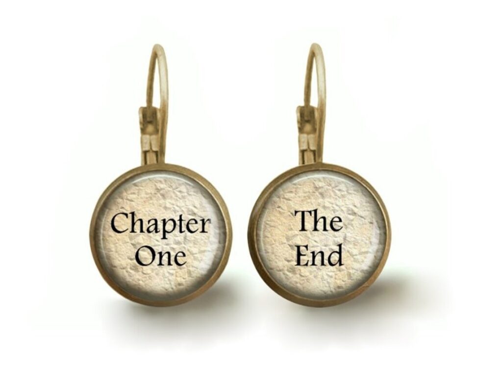 chapter one and the end earrings for writers