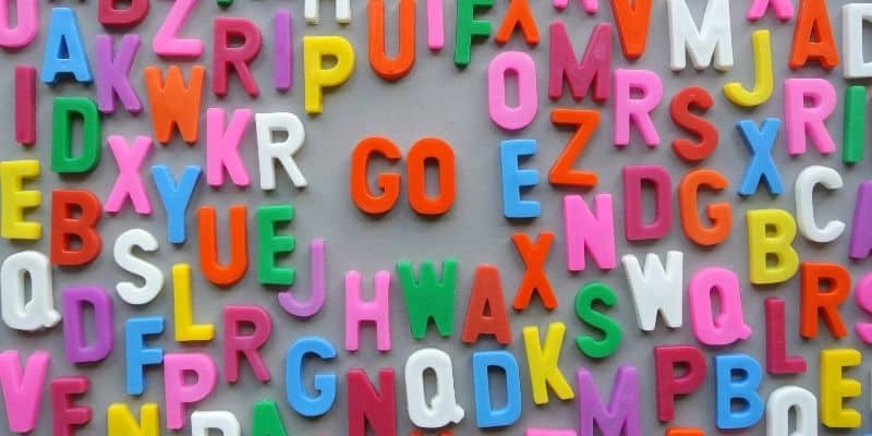 common website mistakes typography multi-colored magnetic letters