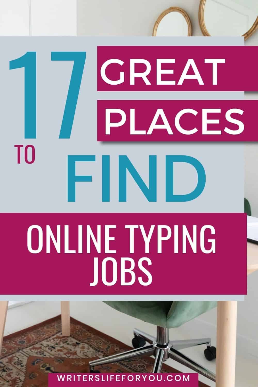 Typing To Make Money Online