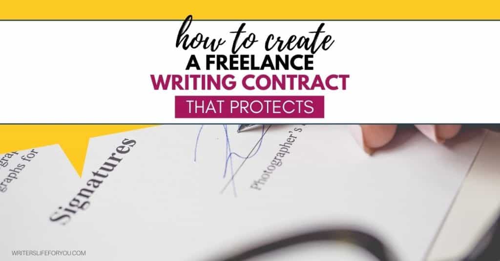 freelance writing contract