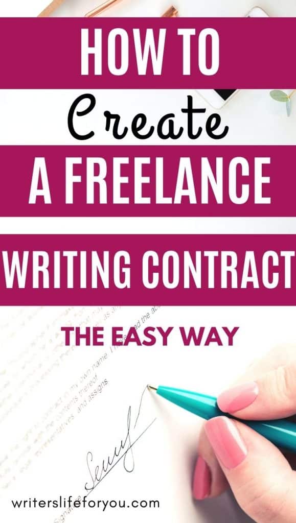 freelance writing contract that protects you