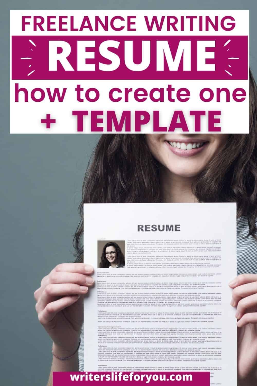 How to Create a Professional Freelance Writing Resume that Wins You the Job