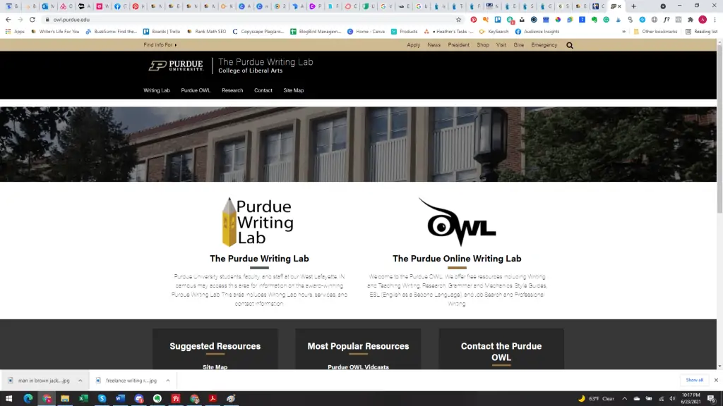 purdue owl resume writing