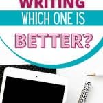 white tablet on white back ground with desk accessories