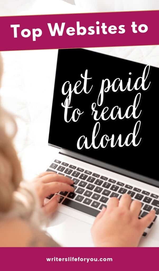 get paid to read books aloud woman on laptop