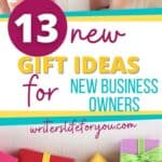 various colored presents