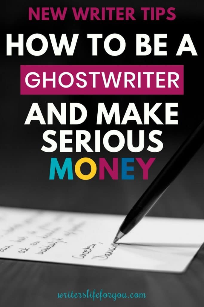 how to be a ghostwriter