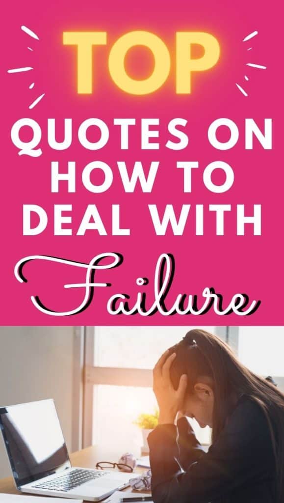 how to deal with failure quotes