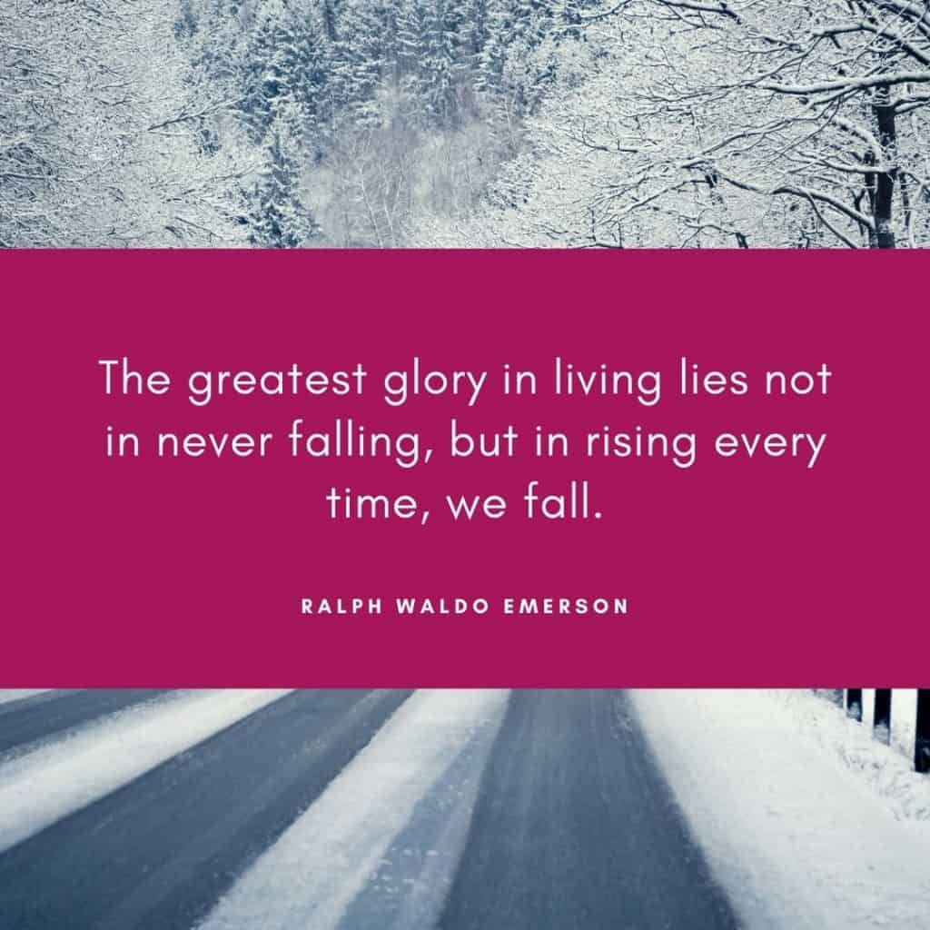 how to deal with failure ralph waldo emerson