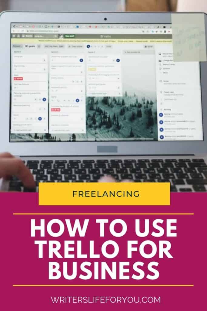 person on a laptop using Trello