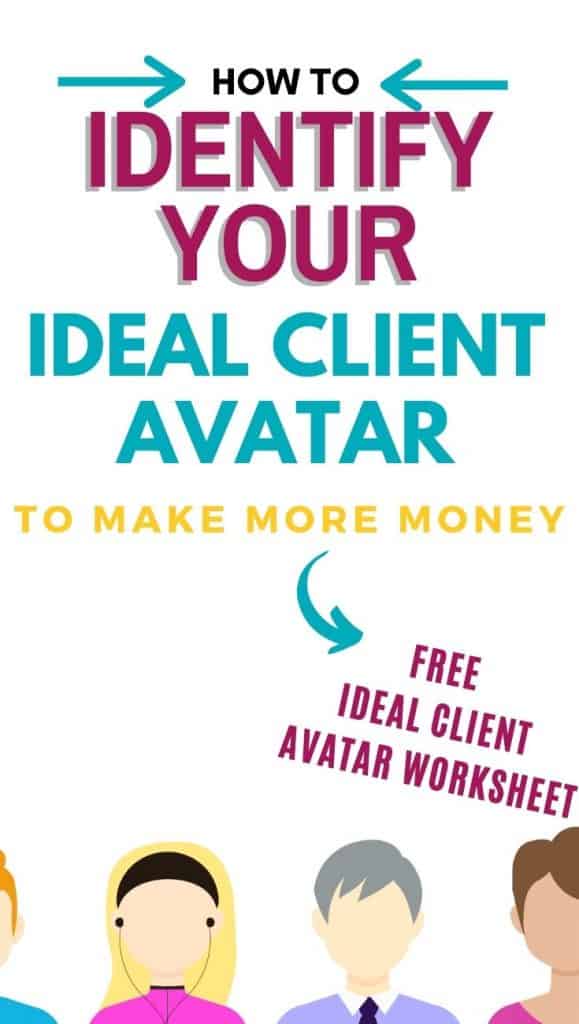 ideal client avatar people with blank faces