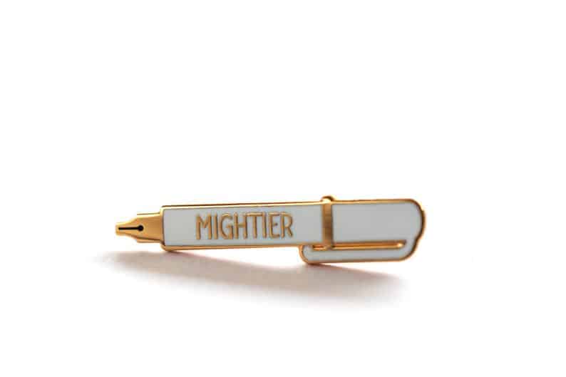 mightier pen pin