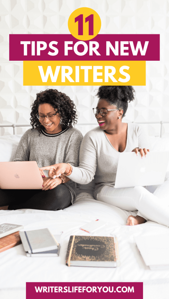 tips for new writers two women working on laptops