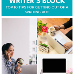 women writing on computers trying to get out of their writing rut